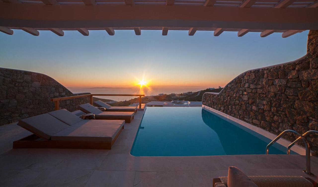 Villa Apollo-Private Pool-Amazing View Mykonos Town Exterior foto